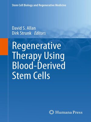 cover image of Regenerative Therapy Using Blood-Derived Stem Cells